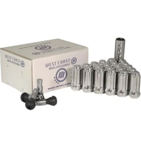 West Coast Wheel Accessories West Coast Wheel Accessories W5814ST 8 Lug Wheel Installation Kit WCW-W5814ST